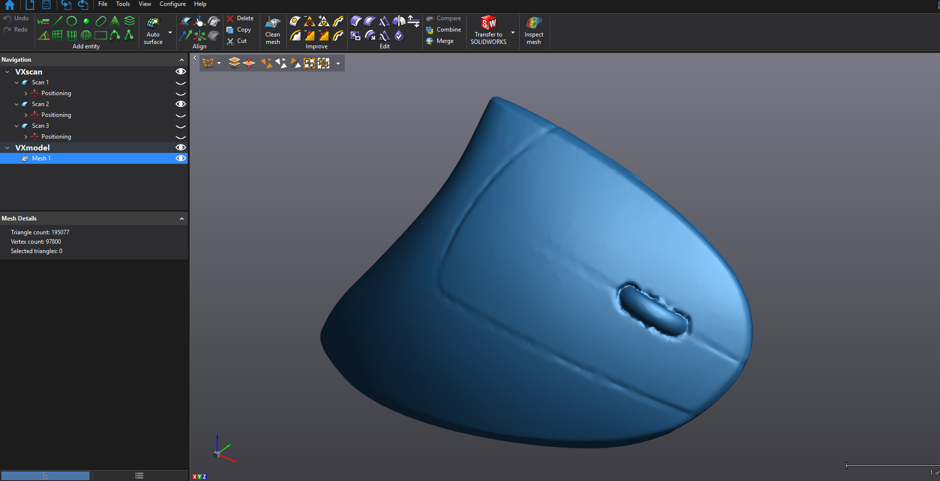 VXscan de VXelement https://www.creaform3d.com/fr/solutions-de-metrologie/plateformes-logicielles-dapplication-3d